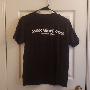 Vans T-Shirt Black Journeys Size Medium